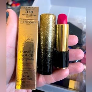 Lancome Labsolu Rouge “GOLD WONDERS” Hydrating Shaping Lipcolor 378 ROSE LANCOME